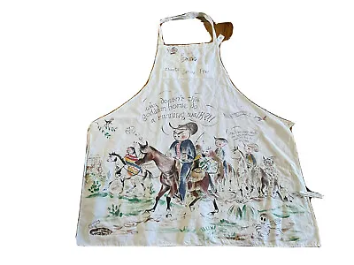 Vintage MCM “Master Chef” BBQ Apron 100% Cotton XL • $10