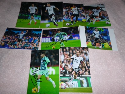 £5.99 • Buy Job Lot 6 X 4 Signed Photo Of Fulham FC  Reed Solomon Cairney Palhinha Mitrovic