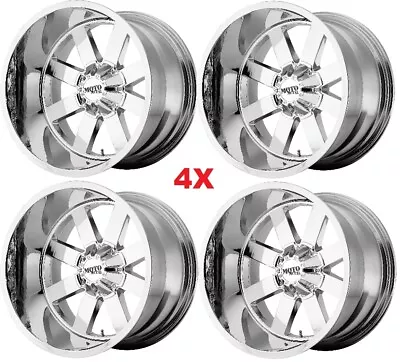 22x14 Chrome Wheels Rims Gladiator Wrangler Moto Force Fuel Xd • $1999