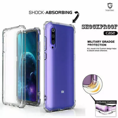 Clear Thin TPU Case For Xiaomi Mi 8 Note Transparent Gel Pocophone Redmi Cover • £4.70