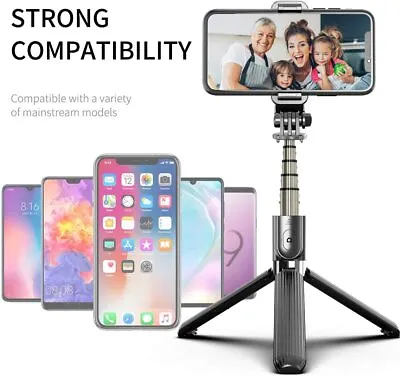 $35.99 • Buy FOR Galaxy S22/S21/S20/S10+/S9/Note 20/Ultra 5G Bluetooth Selfie Stick Tripod