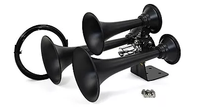 HornBlasters Rhino 3-Chime Stealth Black Train Horn - 12 Volt • $219.99