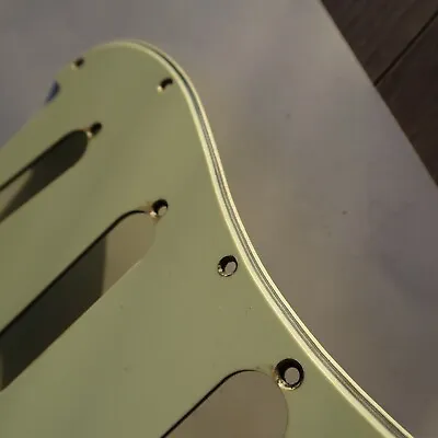 62 Fender Stratocaster Pickguard Mint Green 11 Hole Relic 60 61  USA Avri Aged • $79