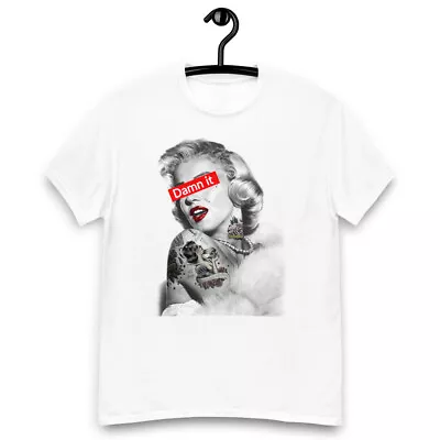 Marilyn Monroe Tattoo Present Retro Vintage Unisex T Shirt Short Sleeve Tee • $35.50