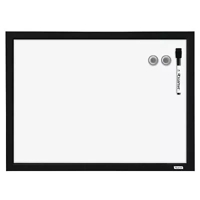 Quartet Magnetic Dry-Erase Board 17 X 23 Black Finish Frame - Whiteboards • $40