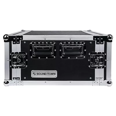 Sound Town 6U Rack Case 6-Space With 21” Depth Plywood Metal Corners (STRC-6U) • $186.99