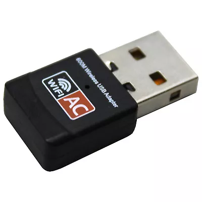 Mini USB 600Mbps Wireless WiFi Adapter 802.11ac/n/g/b LAN Internet Network US • $6.99