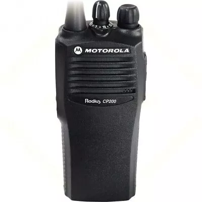 Motorola CP200 UHF 438-470 MHz 16 Channels Analog AAH50RDC9AA2AN Complete Set • $159.99