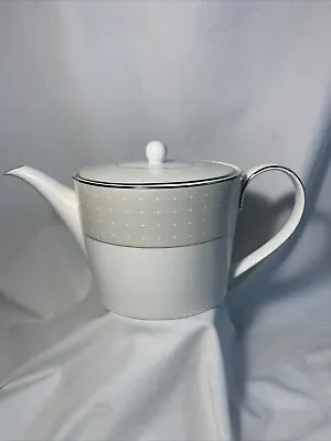 2007 Royal Doulton Monique Lhuillier Etoile Platinum- Coffee/Tea Pot • $81.99