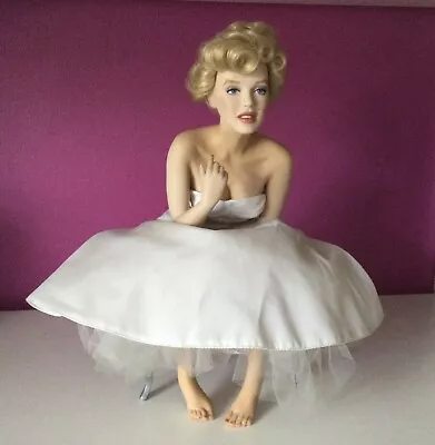 Franklin Mint Marilyn Monroe Porcelain Doll  Love Marilyn  With Certificate • £120