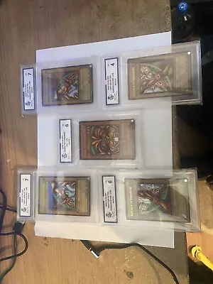 £300 • Buy Yugioh Exodia The Forbidden One LOB  Complete Set Mgc Graded Not Psa!