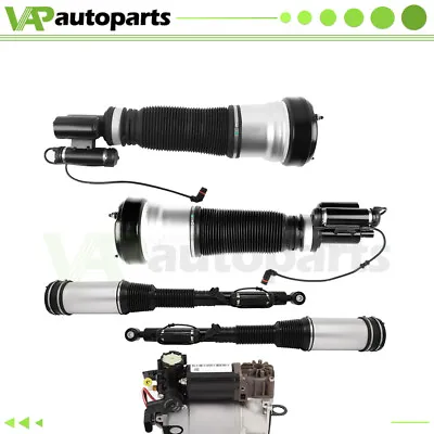 5* Front Rear Air Suspension Strut Compressor For 4Matic Mercedes W220 S430 S500 • $783.10