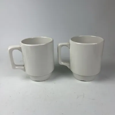 2x Dudson Duraline BS 4034 Vitrified Porcelain Diner Cafe Restaurant Coffee Mugs • $12.95