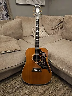 2020 Epiphone Masterbilt Excellente Acoustic-Electric Guitar And OHSC. • $750