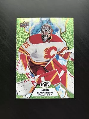 2021-22 Upper Deck UD Ice Green #1 Jacob Markstrom Calgary Flames • $0.99