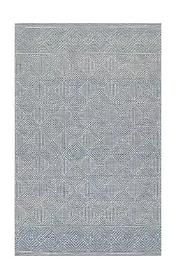 Momeni Mallorca Wool With Cotton Backing Area Rug Blue 9' X 12' MRC-7 • $657.45