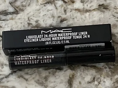 $26.90 • Buy MAC Liquidlast 24 Hr Waterproof Liner WET ROAD EyeLiner New In Box .08 Fl Oz