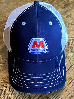 NWT MARATHON OIL Mesh Back Embroidery Hat Cap Hat B3 • $9.99