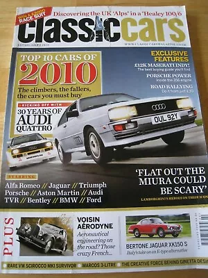 Classic Cars Magazine Feb 2010 Audi Quattro Bertone Jag Xk150 S Voisin Aerodyne • $7.57