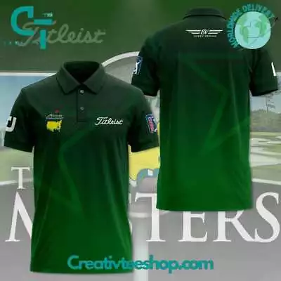 Personalized Masters Tournament X Titleist Polo Shirt S-5XL • $31.90