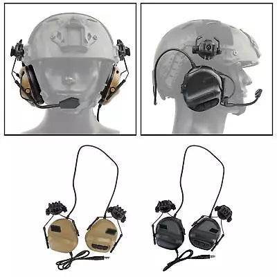 Tactical Headset Hunting Headphone Communication  Shooting For PTT . • £31.66