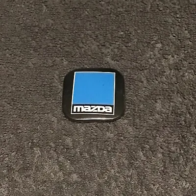 Vintage 1980s  Square Mazda Promotional Pin Badge • £2.50