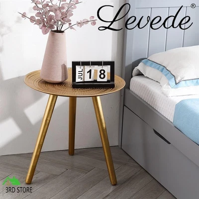 $32.40 • Buy Coffee Table Side End Tables Antique Storage Modern Bedside Furniture Gold
