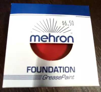 Shop~Mehron Foundation Greasepaint 1.25 Oz. Clown Makeup R/B Red Fantastic Deal! • $5