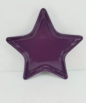 FIESTA Mulberry Purple STAR Appetizer Cookie Snack PLATE NEW  • $19.99