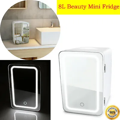 Mini Fridge 8L Capacity Portable Small Refrigerator Cooler Warmer AC DC Powered. • £40.84