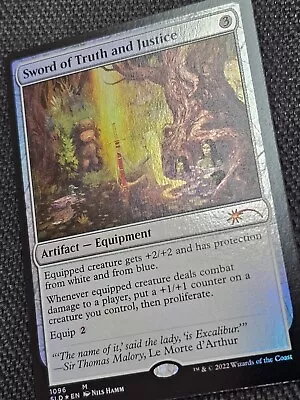 MTG Sword Of Truth And Justice Secret Lair Drop Series Magic The Gathering Foil • $49.99