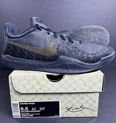 Nike Kobe Mamba Rage Gold Stars Black Grey Metallica Gold 908972099 Men Size 8.5 • $164.99