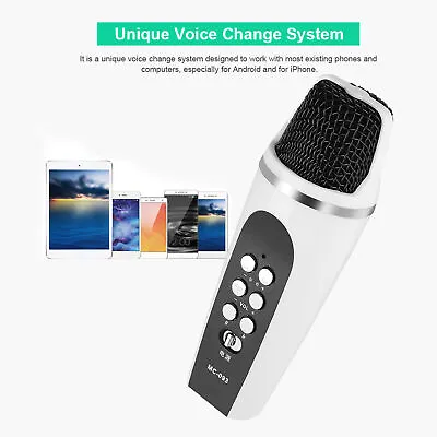 MC093 4-Mode Voice Changer Microphone For IOS/ Smartphone Cellphone P FOD • $17.16