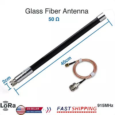 3dbi LoRa Gateway Antenna Helium Hotspot Glass Fiber LoRaWan Antenna SMA 915MHz • $15.99