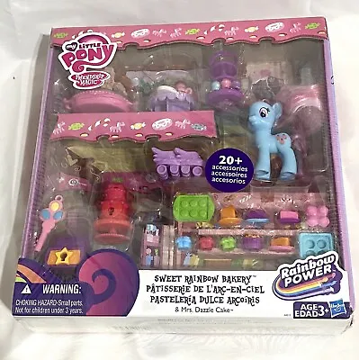 My Little Pony Sweet Rainbow Bakery Playset With Mrs. Dazzle Cake Figure HTF • $94.99