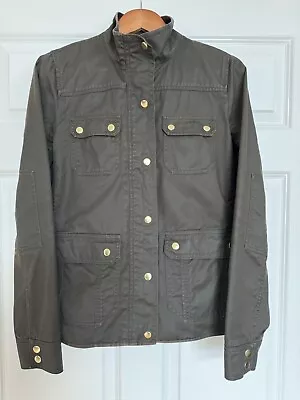 J Crew Downtown Field Jacket Size Small Tall Mossy Brown/Green • $29