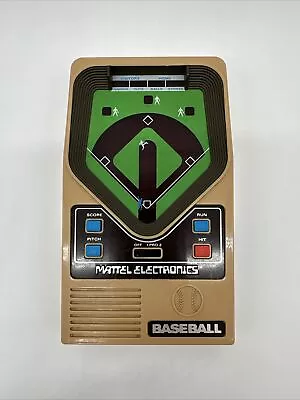 Vintage 1978 Mattel Electronic Baseball Handheld Travel Game Tested Works • $25.20