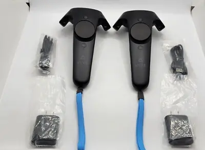 NEW 2x HTC Vive Controller Wand Pair Two Straps VR Virtual Reality Headsets Set • $104.95
