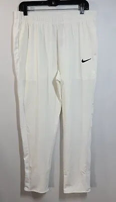 Nike Court Tennis Advantage Track Pants Men's L White DA4376-100 • $66.97