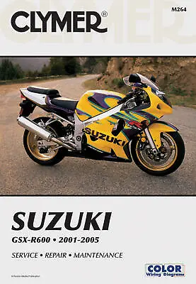 $38.21 • Buy Suzuki GSX-R600 2001-2005 Clymer Service Shop Repair Manual Book