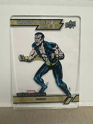 2022 Upper Deck Marvel Beginnings Vol 2 Series 1 Transparent Past Namor TP-28 • $25