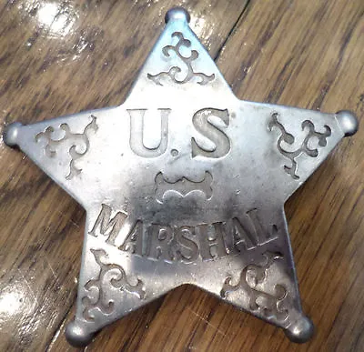 Us Marshal U.S. Old Western Inspired Replica Pin Back • $12.99