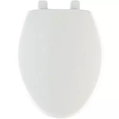 Mayfair Elongated Closed Front Slow Close Plastic Toilet Seat White • $38.70