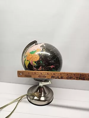 Vintage Light Up World Globe Portable Illuminated Office Desk Lamp • $57.94