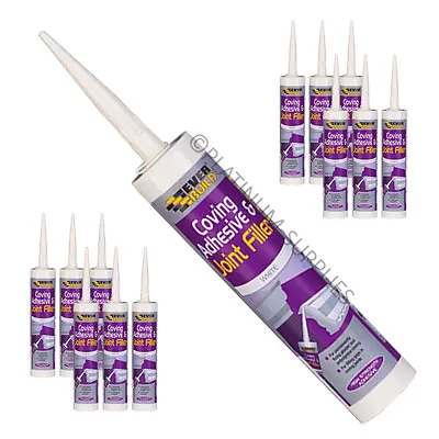 12x Everbuild Coving Adhesive White Joint Filler 310ml Polystyrene Plaster • £22