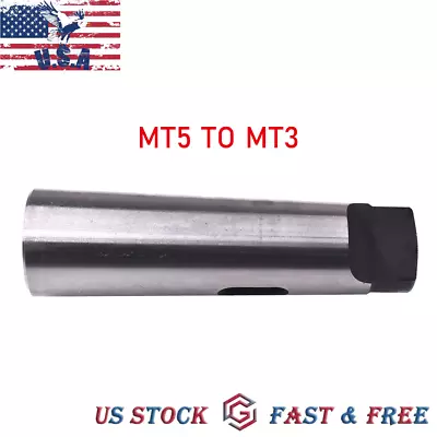 MT5 Spindle To MT3 Arbor Morse Taper Adapter Reducing Drill Sleeve For Lathe • $20.99