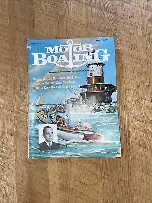 Vintage Motor Boating Magazine July 1962 Chris Craft Dinghy Cruiser Runabout • $18