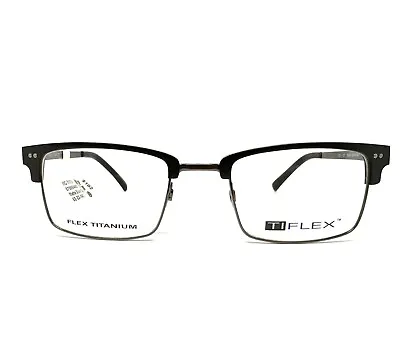 1 Unit New TI Flex Matte Black/Gunmetal Eyeglass Frames 52-22-140 #786 • $102