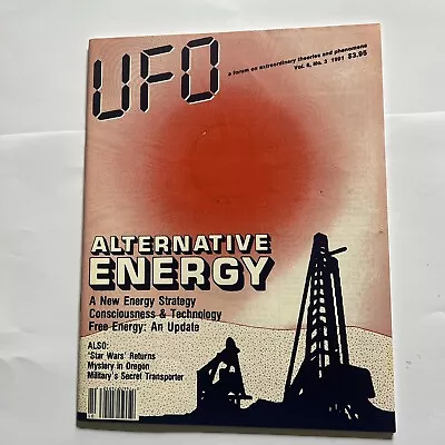 UFO MAGAZINE ~vol. 6 No. 3 1991 ~ Ancient Aliens Abductions ~ UFO Conspiracy • $9.99