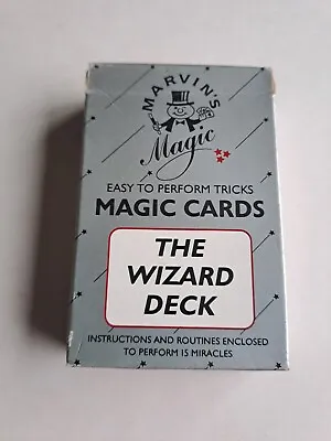 Marvin's Magic Easy To Perform Tricks Magic Cards. The Wizard Deck • £10